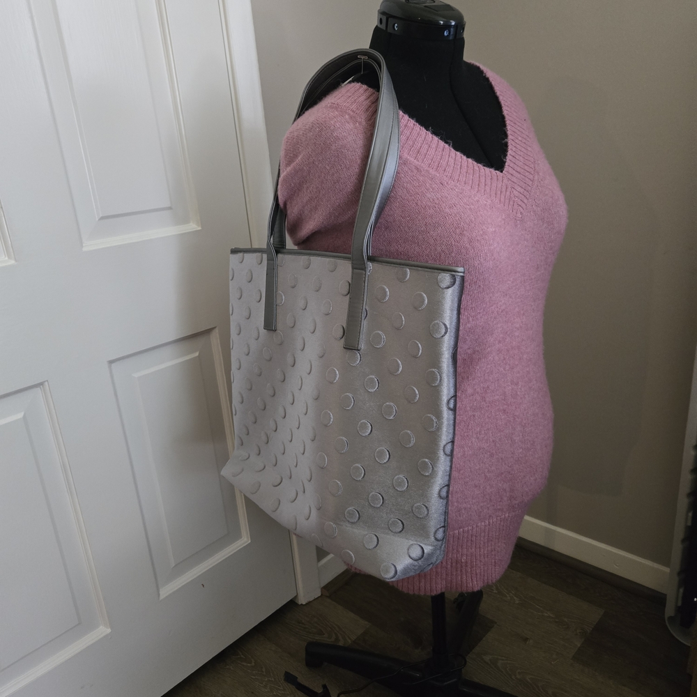 Kate Spade Gray Textured Tote